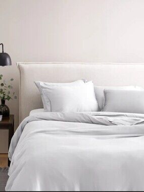 Quince Bamboo Pillowcase Set - Standard, White